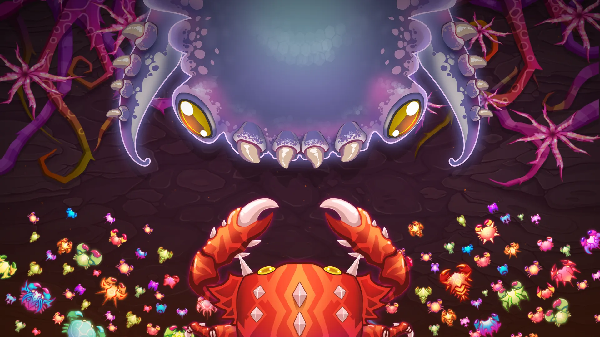 Война крабов v3.80.2 APK Мод (Меню, Один удар, Много золота) Screenshot 1 Война крабов v3.80.2 APK Мод (Меню, Один удар, Много золота) Screenshot 1