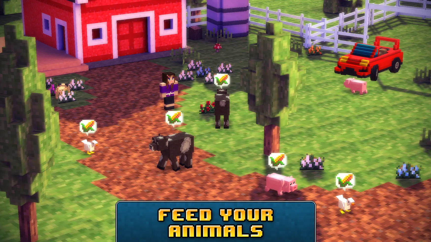 Blocky Roads [мод: много денег] Screenshot 3