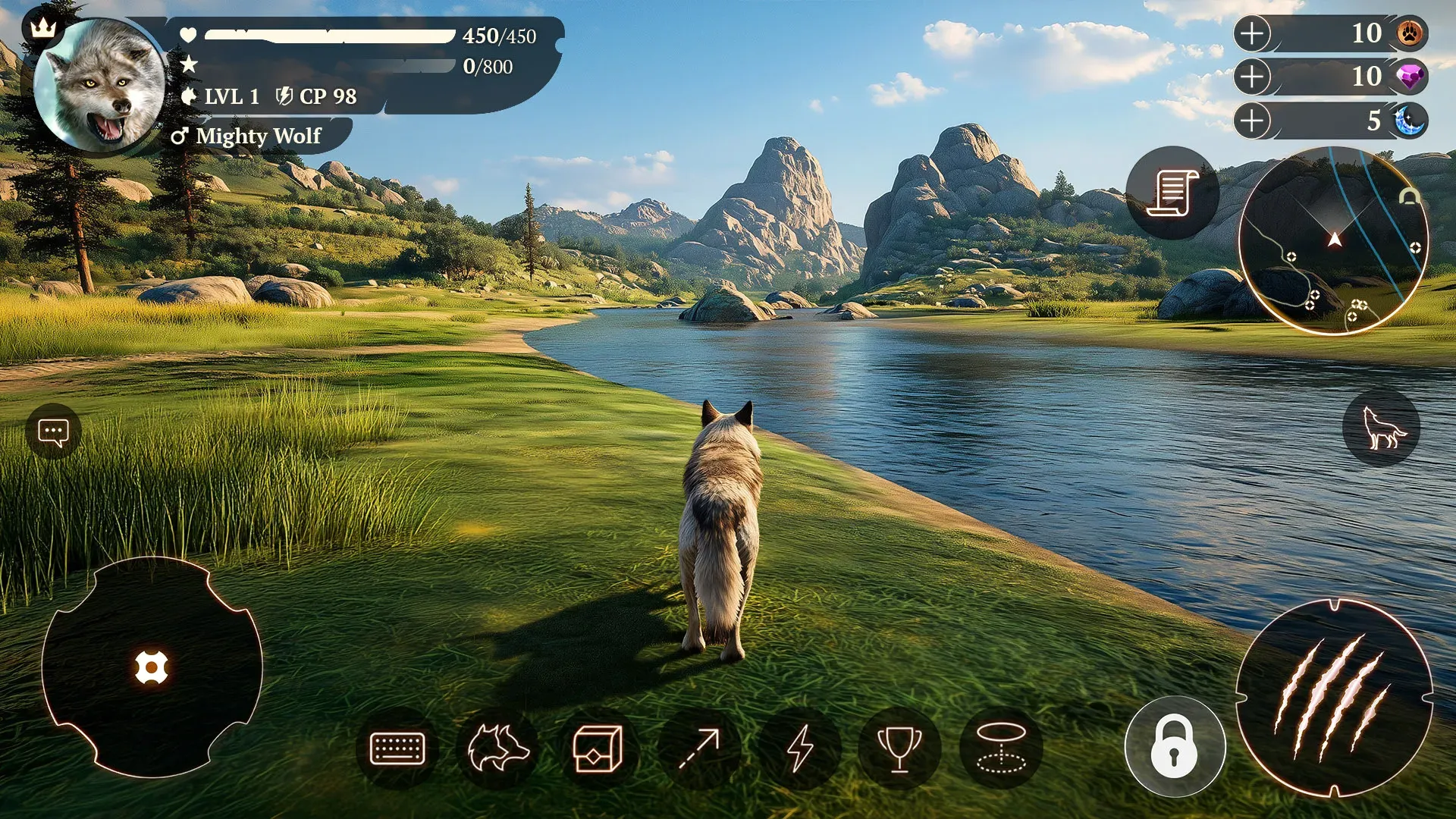 The Wolf: Охота на животных v4.5.1 APK Мод (Много ресурсов) Screenshot 1