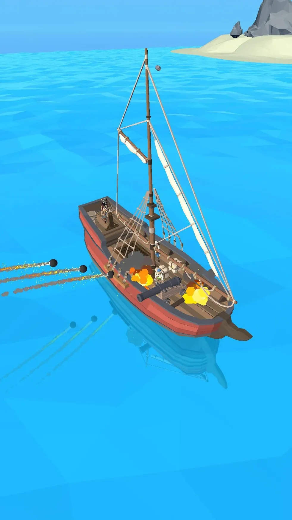 Pirate Attack [мод: бесплатные покупки] Screenshot 2