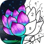 Скачать MOD Раскраски Paint by Number Мод (Много подсказок) на Андроид
