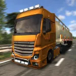 Взломанная Euro Truck Driver [мод: много денег] на Андроид