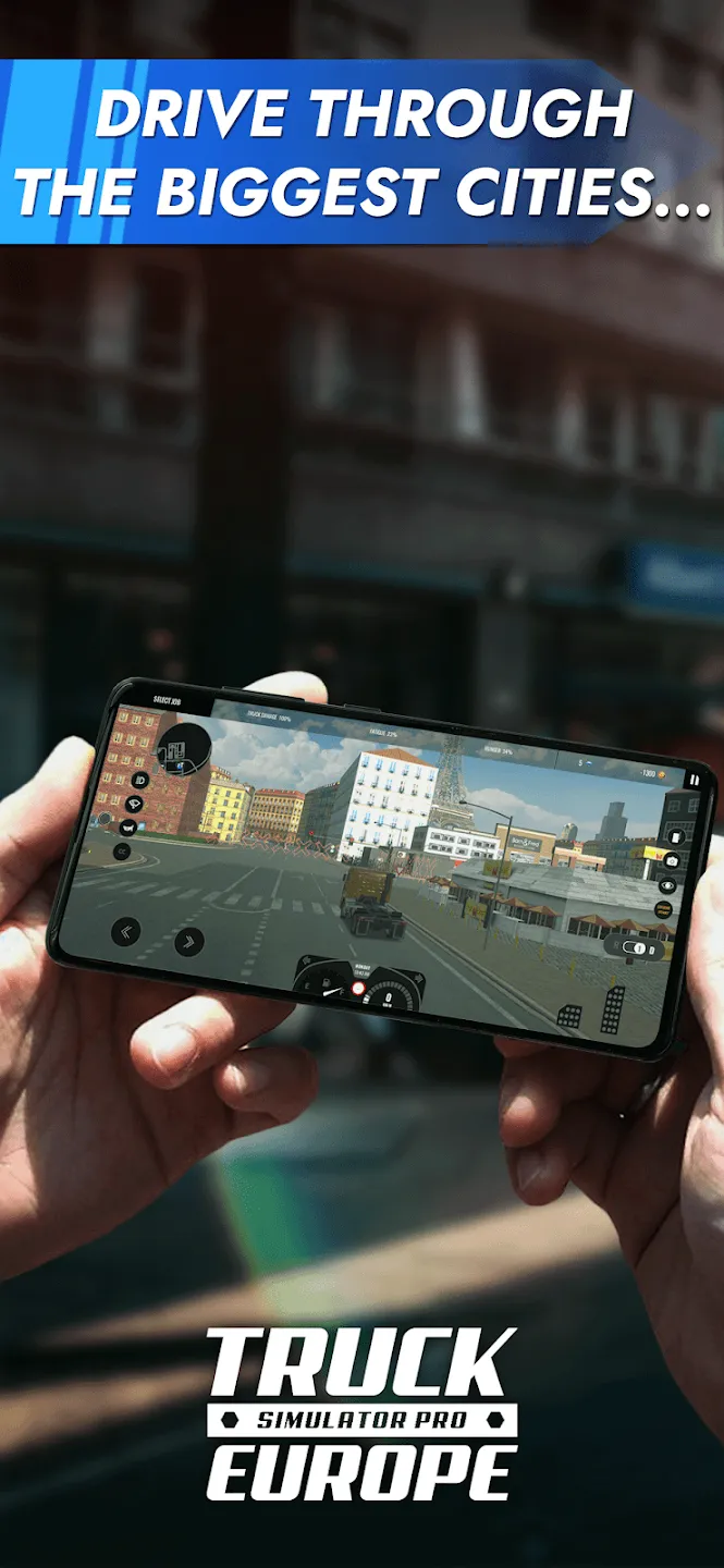 Truck Simulator PRO Europe v2.6.4 APK Мод (Много денег) Screenshot 1 Truck Simulator PRO Europe v2.6.4 APK Мод (Много денег) Screenshot 1