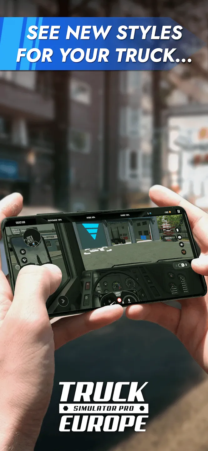 Truck Simulator PRO Europe v2.6.4 APK Мод (Много денег) Screenshot 2 Truck Simulator PRO Europe v2.6.4 APK Мод (Много денег) Screenshot 2