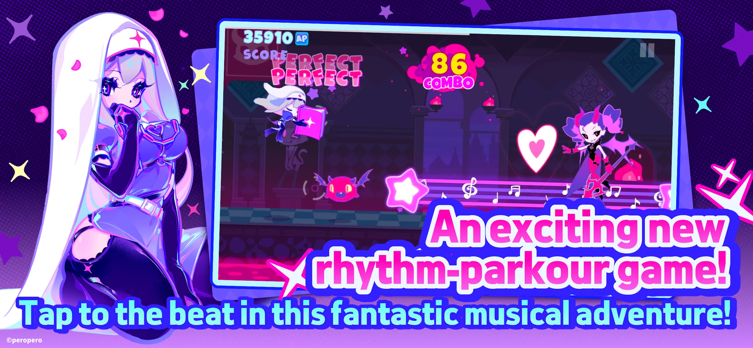 Muse Dash v6.2.0 APK Мод (Меню, Режим бога, Автоплей, Всё открыто) Screenshot 3