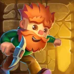 Взломанная Dig out! Мод (Мега Меню, Режим бога, Кирки и Жизни не уменьшаются) на Андроид