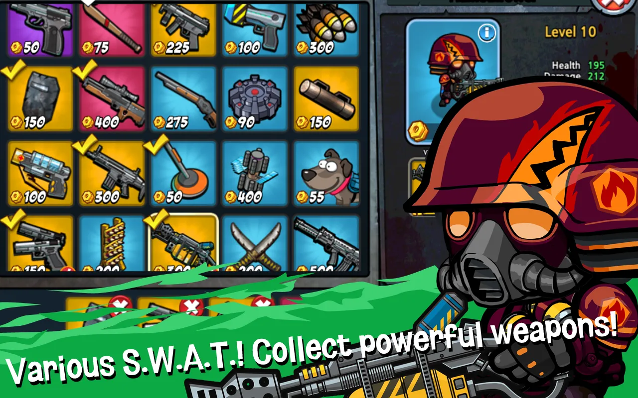 SWAT and Zombies v2.2.2 APK Мод (Много денег) Screenshot 2