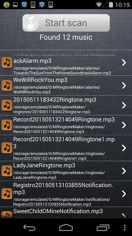 Рингтон сделать & MP3 вырезать Screenshot 4 Рингтон сделать & MP3 вырезать Screenshot 4