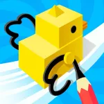 Скачать MOD Draw Climber Мод (Много монет) на Андроид