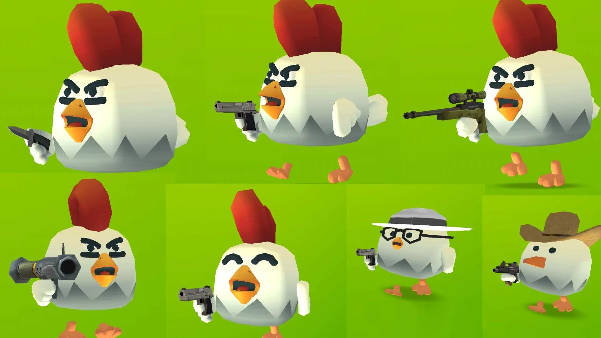 Chicken Gun v5.7.01 APK Мод (Много денег) Screenshot 1 Chicken Gun v5.7.01 APK Мод (Много денег) Screenshot 1