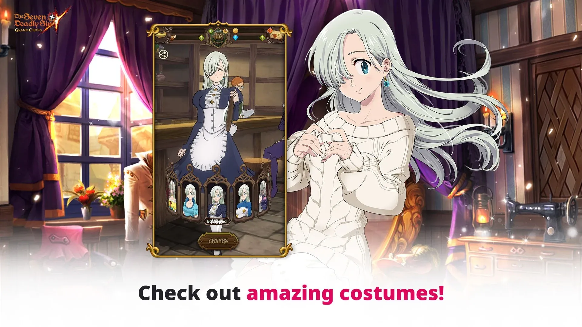 The Seven Deadly Sins v2.97.3 APK Мод (Меню, Мультипликатор скорости) Screenshot 4 The Seven Deadly Sins v2.97.3 APK Мод (Меню, Мультипликатор скорости) Screenshot 4