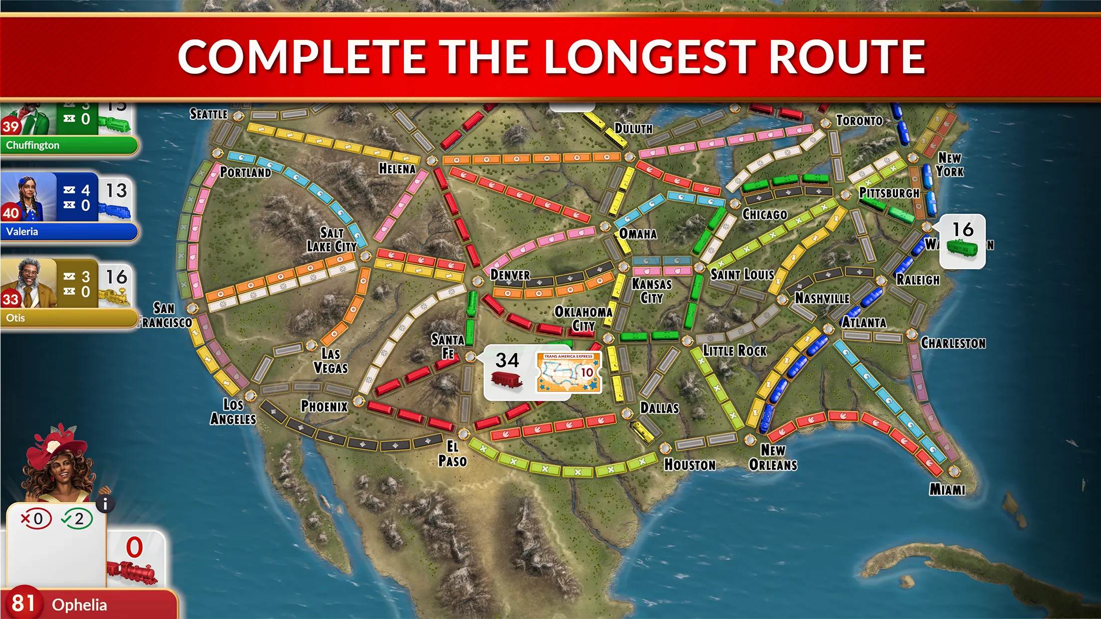 Ticket to Ride v1.10.3 APK Мод (Полная версия) Screenshot 5