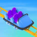 Скачать взломанную версию Idle Roller Coaster [мод: много денег] на Андроид
