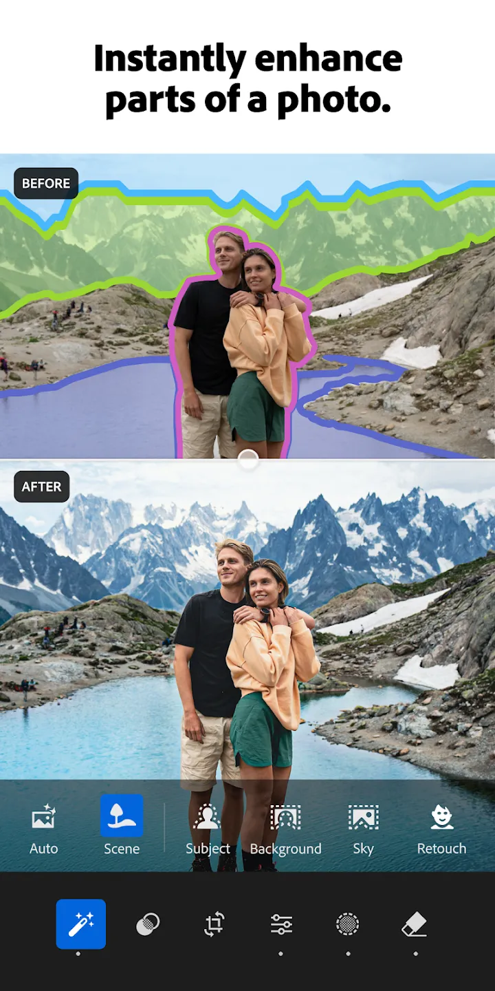 Lightroom Photo & Video Editor v11.2.3 APK Мод (Всё открыто, Premium) Screenshot 3