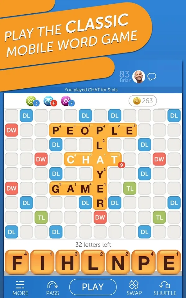 Words with Friends Classic: Word Puzzle Challenge Screenshot 1 Words with Friends Classic: Word Puzzle Challenge Screenshot 1