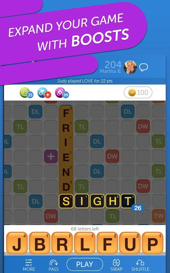 Words with Friends Classic: Word Puzzle Challenge Screenshot 3 Words with Friends Classic: Word Puzzle Challenge Screenshot 3