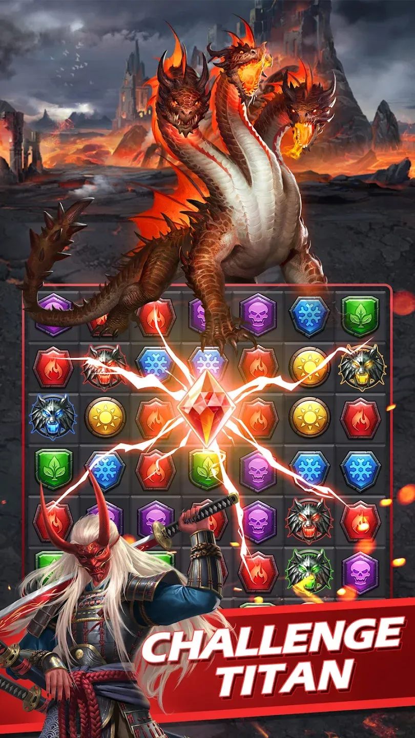 MythWars & Puzzles v2.3.44.1 APK Мод (Мультипликатор скорости) Screenshot 2