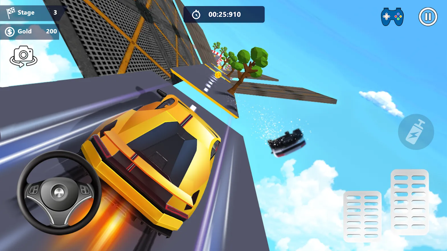 Car Stunts 3D - Extreme City [мод: всё открыто] Screenshot 2
