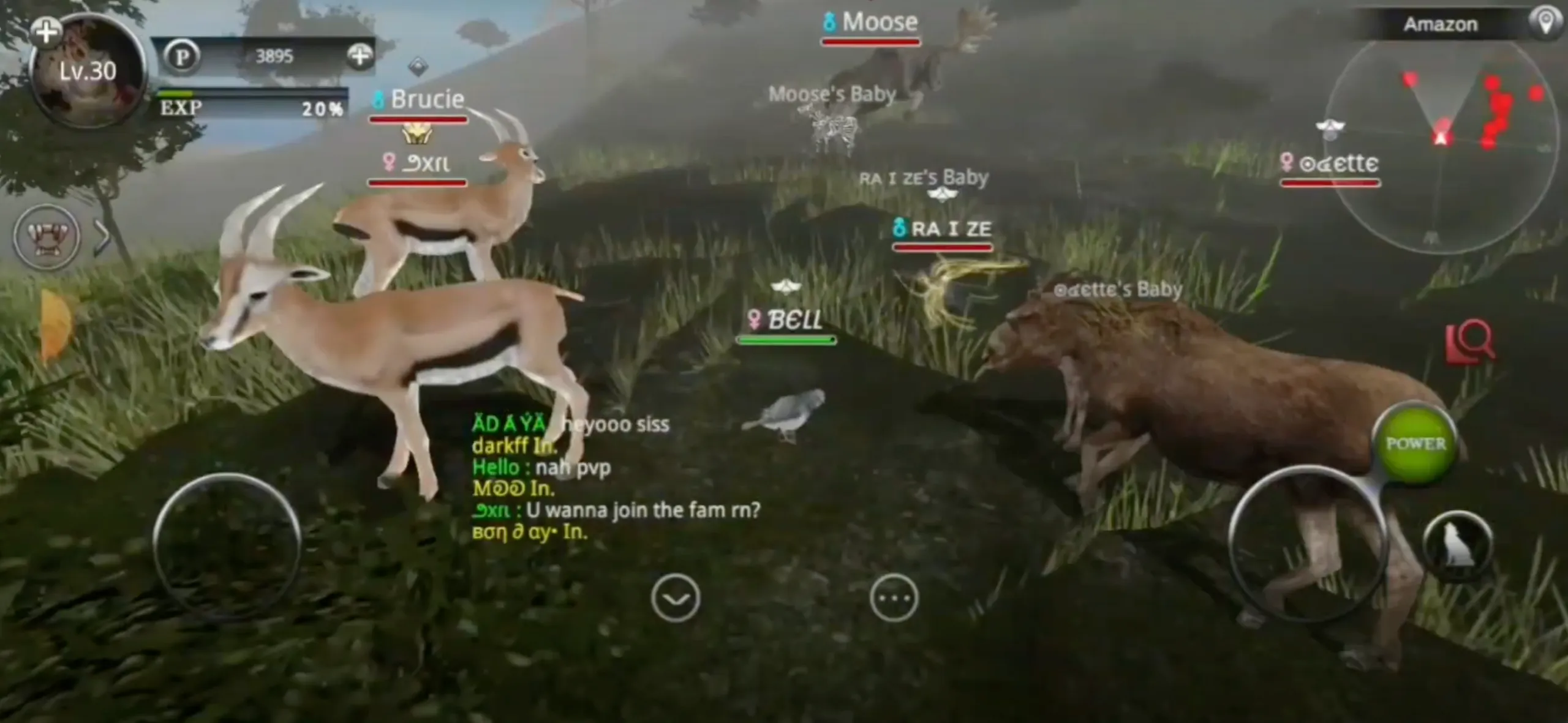Wild Animals Online v9.3.2 APK Мод (Много денег) Screenshot 3 Wild Animals Online v9.3.2 APK Мод (Много денег) Screenshot 3