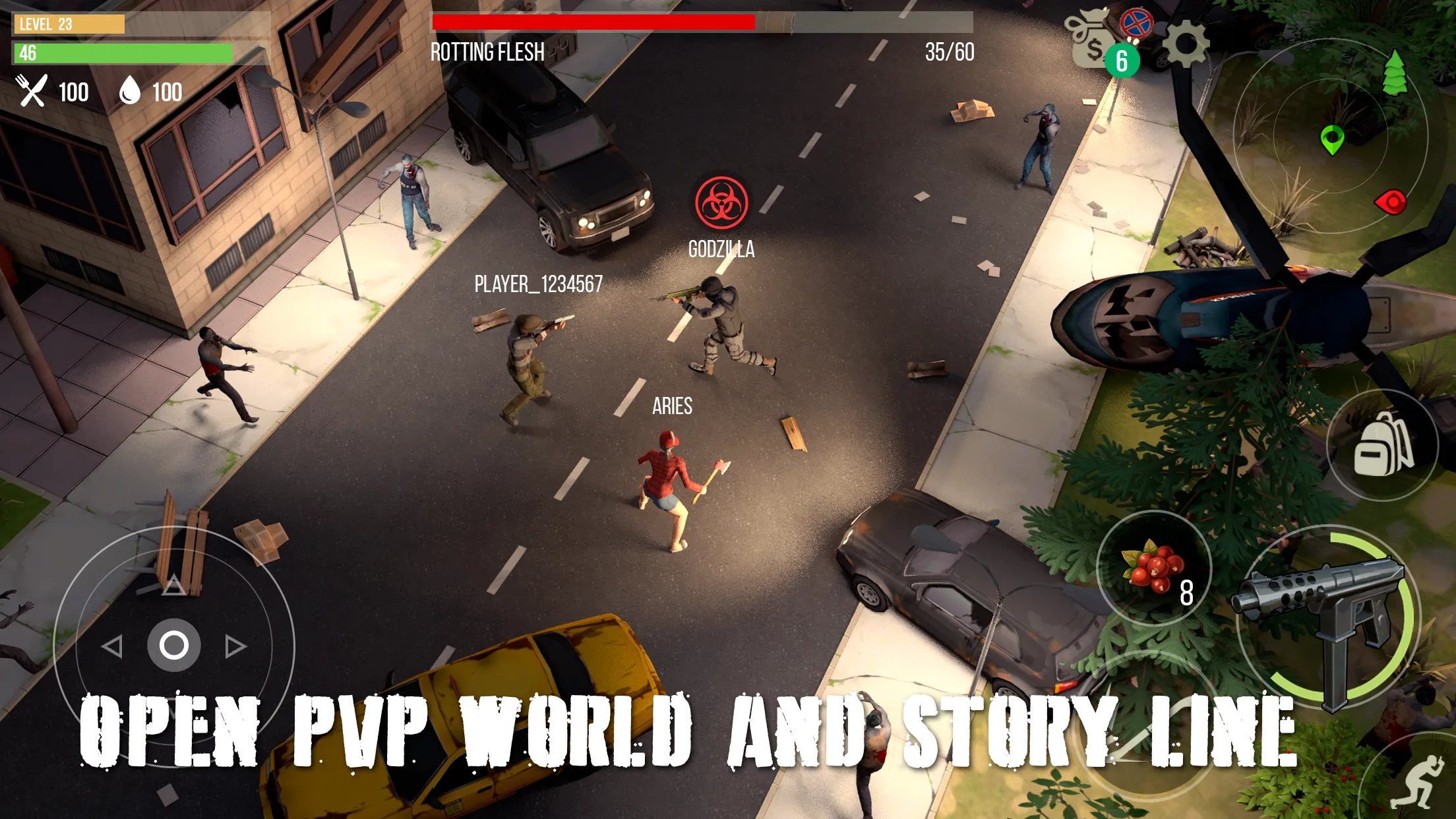 Prey Day: Zombie Survival v15.3.53 APK Мод (Бессмертие) Screenshot 5