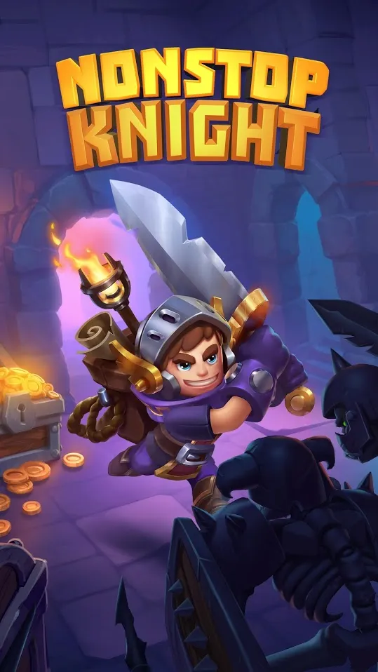 Nonstop Knight v2.20.1 APK Мод (Слабые враги) Screenshot 1