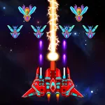 Скачать взломанную версию Galaxy Attack: Alien Shooter Мод (Мега Меню, Много денег, Режим бога) на Андроид