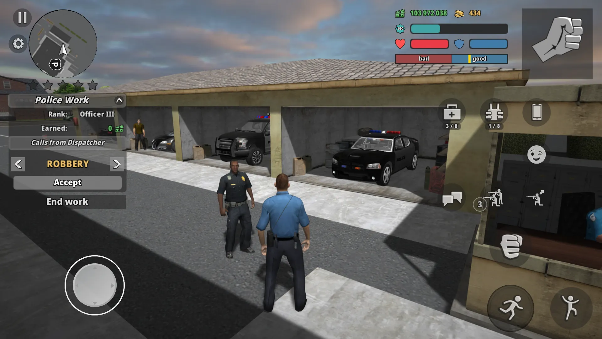 Симулятор полицейского 3D v3.5.0 APK Мод (Много денег) Screenshot 3 Симулятор полицейского 3D v3.5.0 APK Мод (Много денег) Screenshot 3