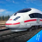 Скачать Euro Train Simulator Мод (Всё открыто) на Андроид