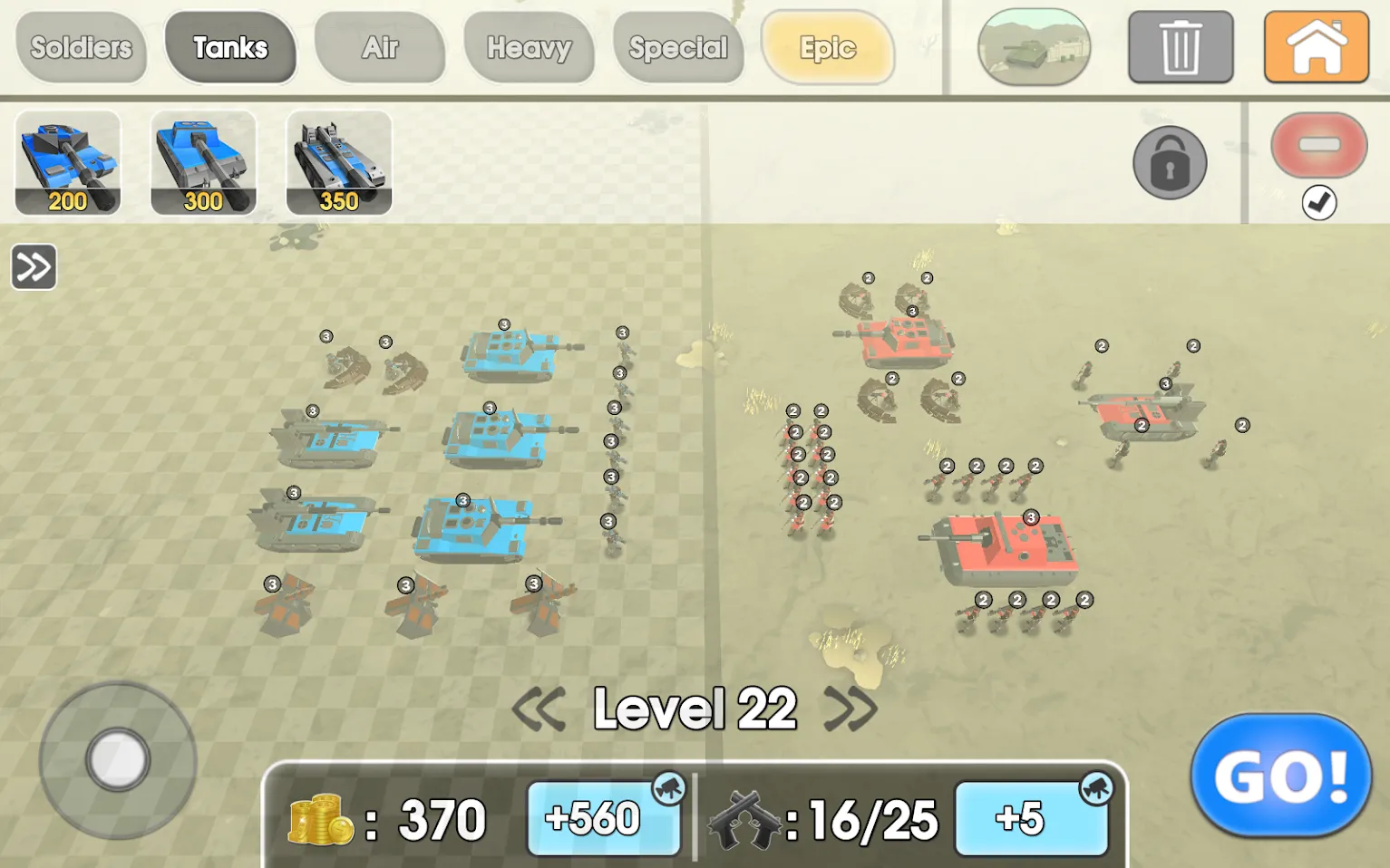Army Battle Simulator [мод: много денег] Screenshot 5