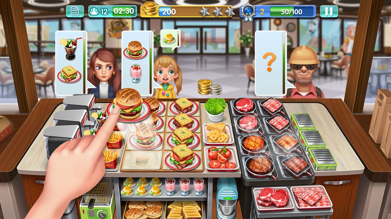 Crazy Cooking - Star Chef v2.4.3 APK Мод (Много денег) Screenshot 1 Crazy Cooking - Star Chef v2.4.3 APK Мод (Много денег) Screenshot 1