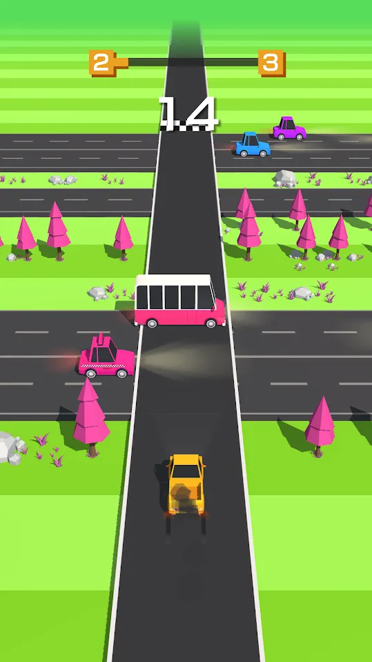 Traffic Run! [мод: много денег] Screenshot 4