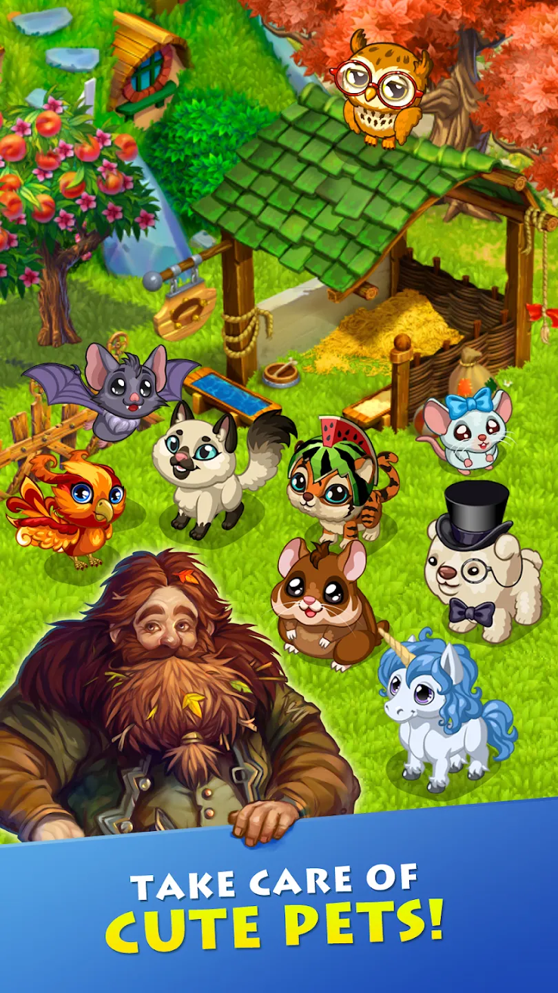 Долина Ферм: Семейная ферма v6.2.5 APK Мод (Бесплатные покупки) Screenshot 3