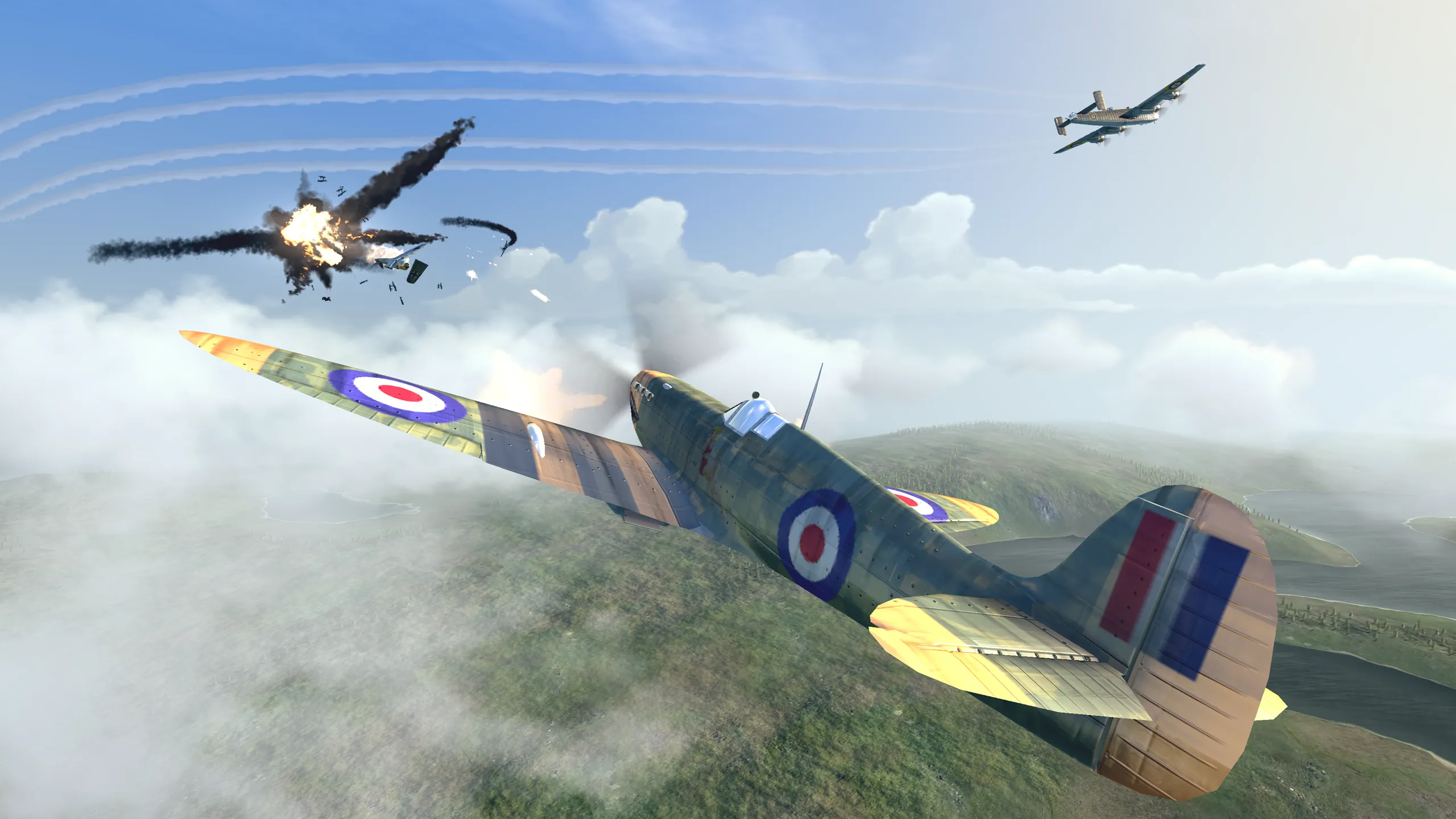 Warplanes: WW2 Dogfight v2.5.1 APK Мод (Много денег) Screenshot 1 Warplanes: WW2 Dogfight v2.5.1 APK Мод (Много денег) Screenshot 1