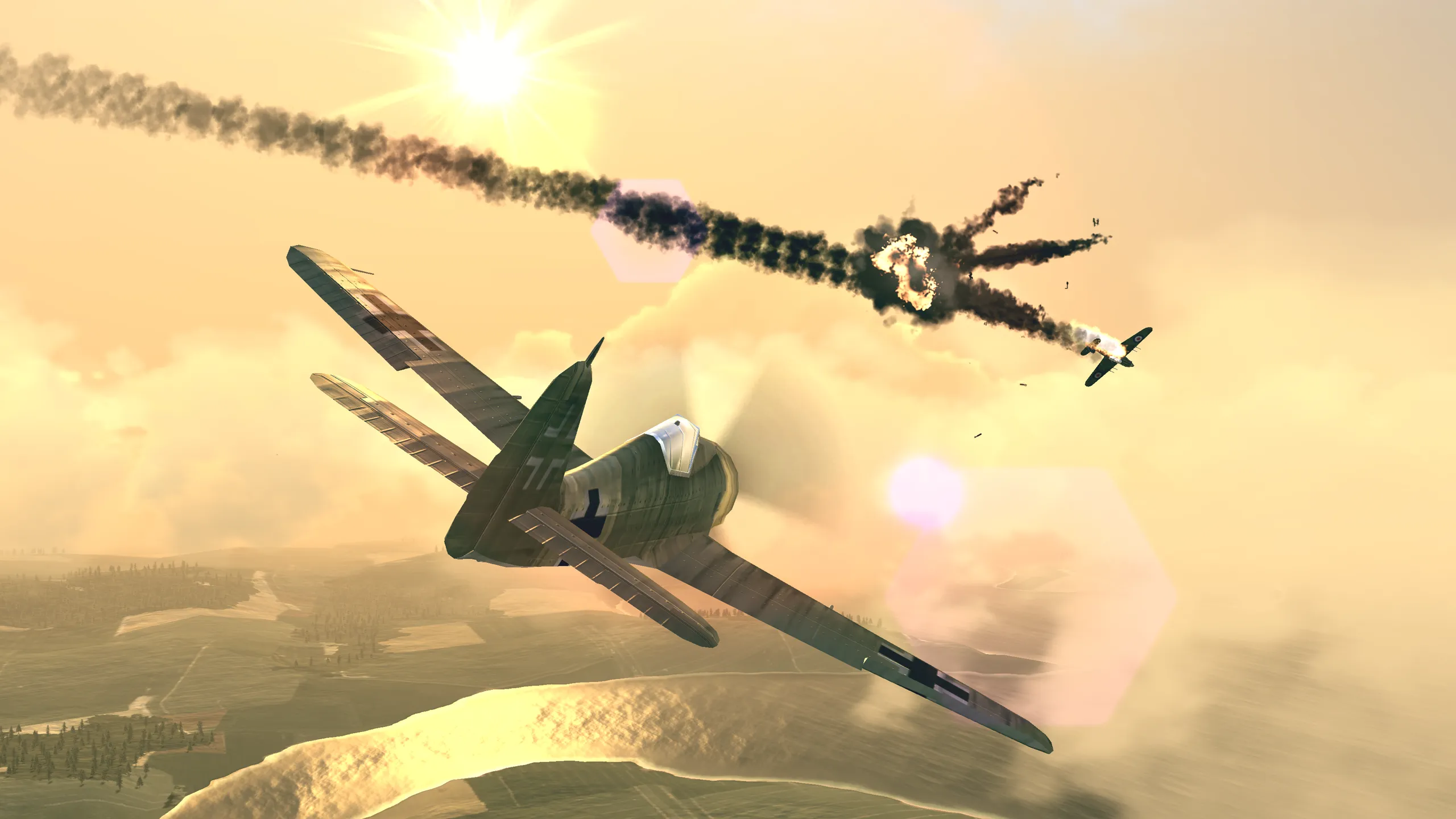 Warplanes: WW2 Dogfight v2.5.1 APK Мод (Много денег) Screenshot 2 Warplanes: WW2 Dogfight v2.5.1 APK Мод (Много денег) Screenshot 2