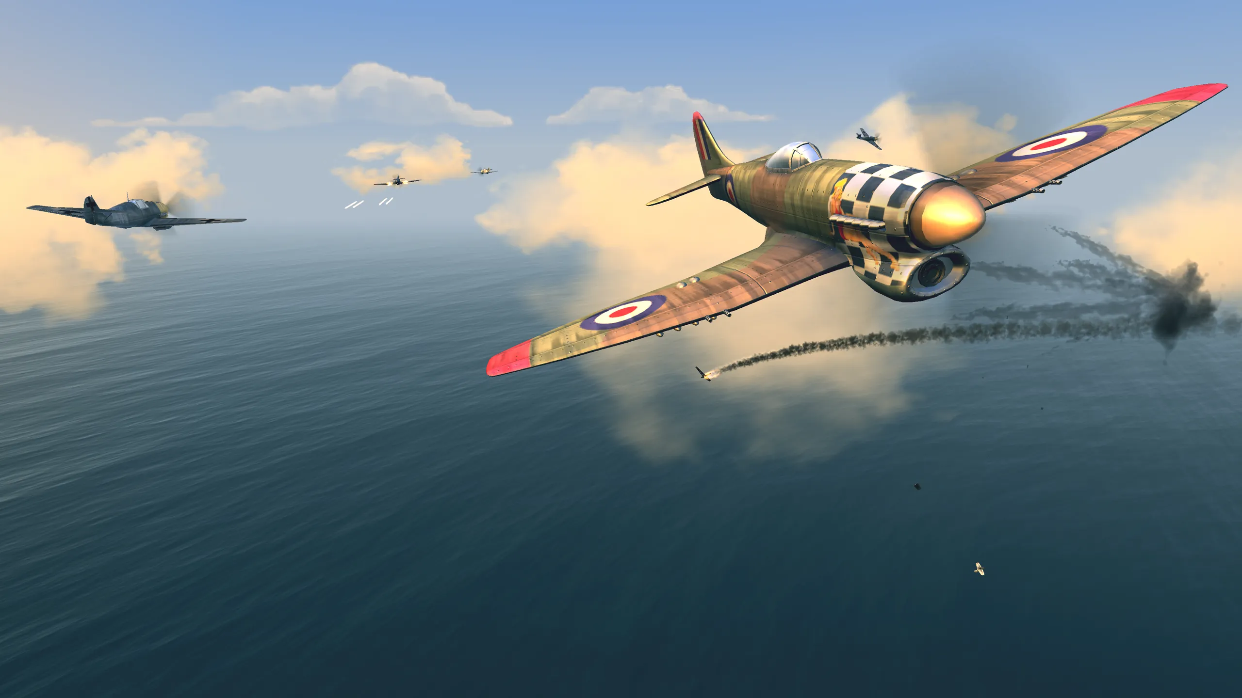 Warplanes: WW2 Dogfight v2.5.1 APK Мод (Много денег) Screenshot 4 Warplanes: WW2 Dogfight v2.5.1 APK Мод (Много денег) Screenshot 4