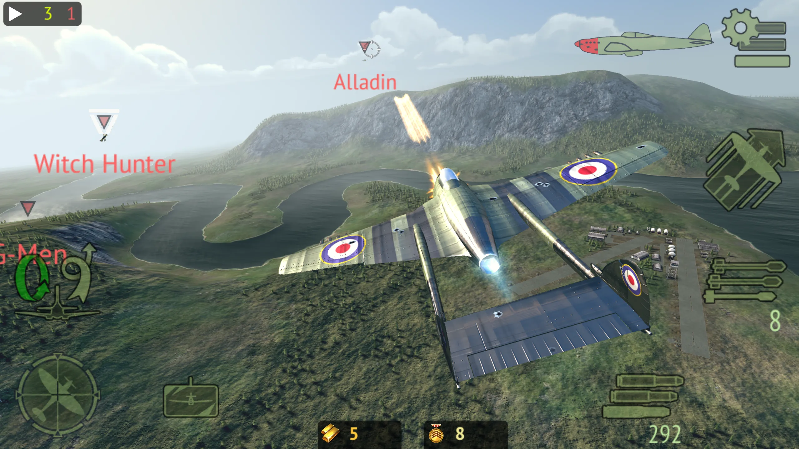 Warplanes: Online Combat v1.7 APK Мод (Много денег) Screenshot 3