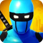 Скачать взломанную версию Blue Ninja : Superhero Game [мод: много денег] на Андроид