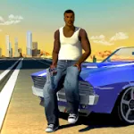 Взломанная San Andreas Auto Gang Wars: Grand Real Theft Fight [мод: много денег] на Андроид