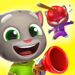 Скачать взлом Talking Tom Blast Park [мод: много денег] на Андроид