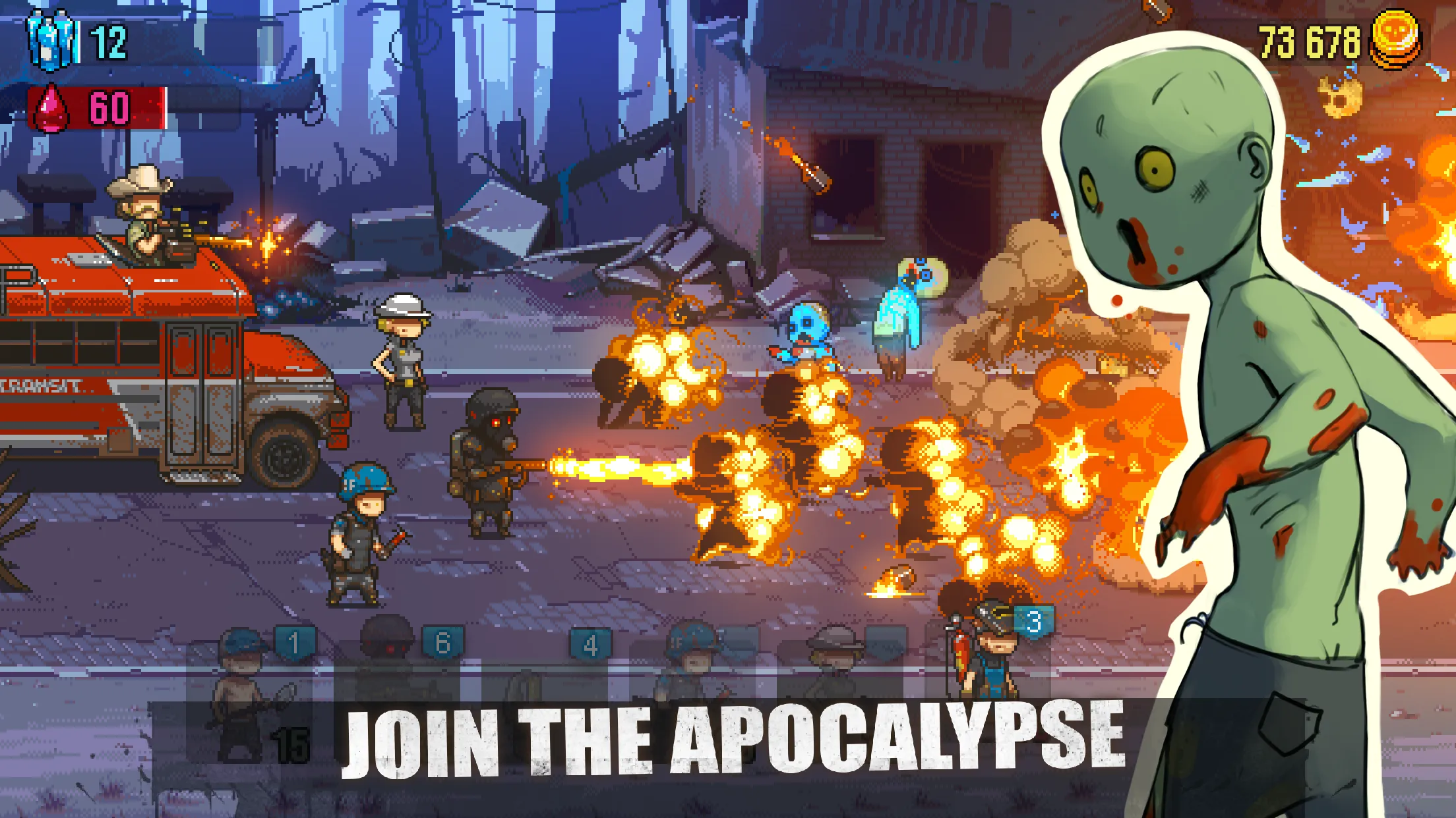 Dead Ahead: Zombie Warfare v4.3.8 APK Мод (Меню, Один удар, Режим бога) Screenshot 3