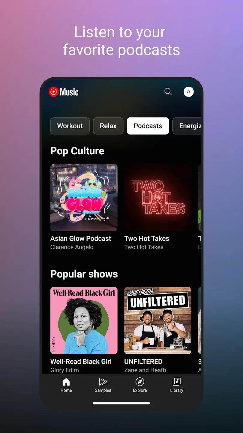 YouTube Music v9.19.50 APK Мод (Всё открыто, Premium) Screenshot 3 YouTube Music v9.19.50 APK Мод (Всё открыто, Premium) Screenshot 3
