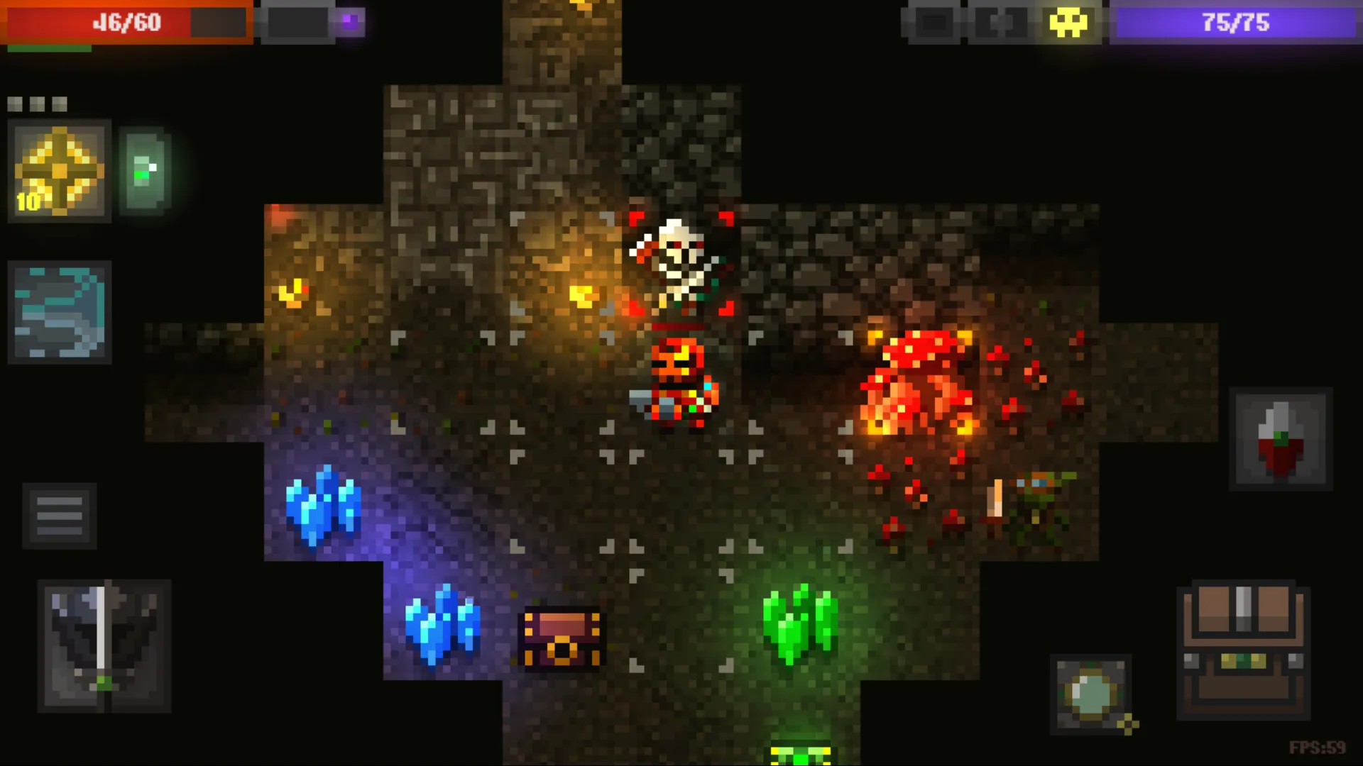 Caves (Roguelike) v0.95.3.84 APK Мод (Много денег) Screenshot 5