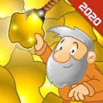 Взломанная Gold Miner Classic: Gold Rush – Mine Mining Games [мод: много денег] на Андроид
