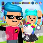 Скачать MOD PK XD Мод (Всё открыто, Усилитель прыжков, Без рекламы) на Андроид