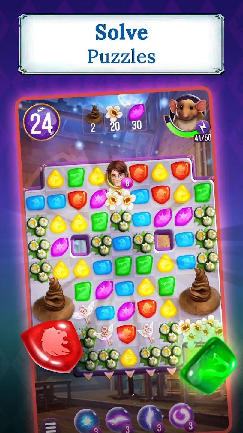 Гарри Поттер: магия и загадки v111.0.351 APK Мод (Меню, Автопобеда, Скорость) Screenshot 2