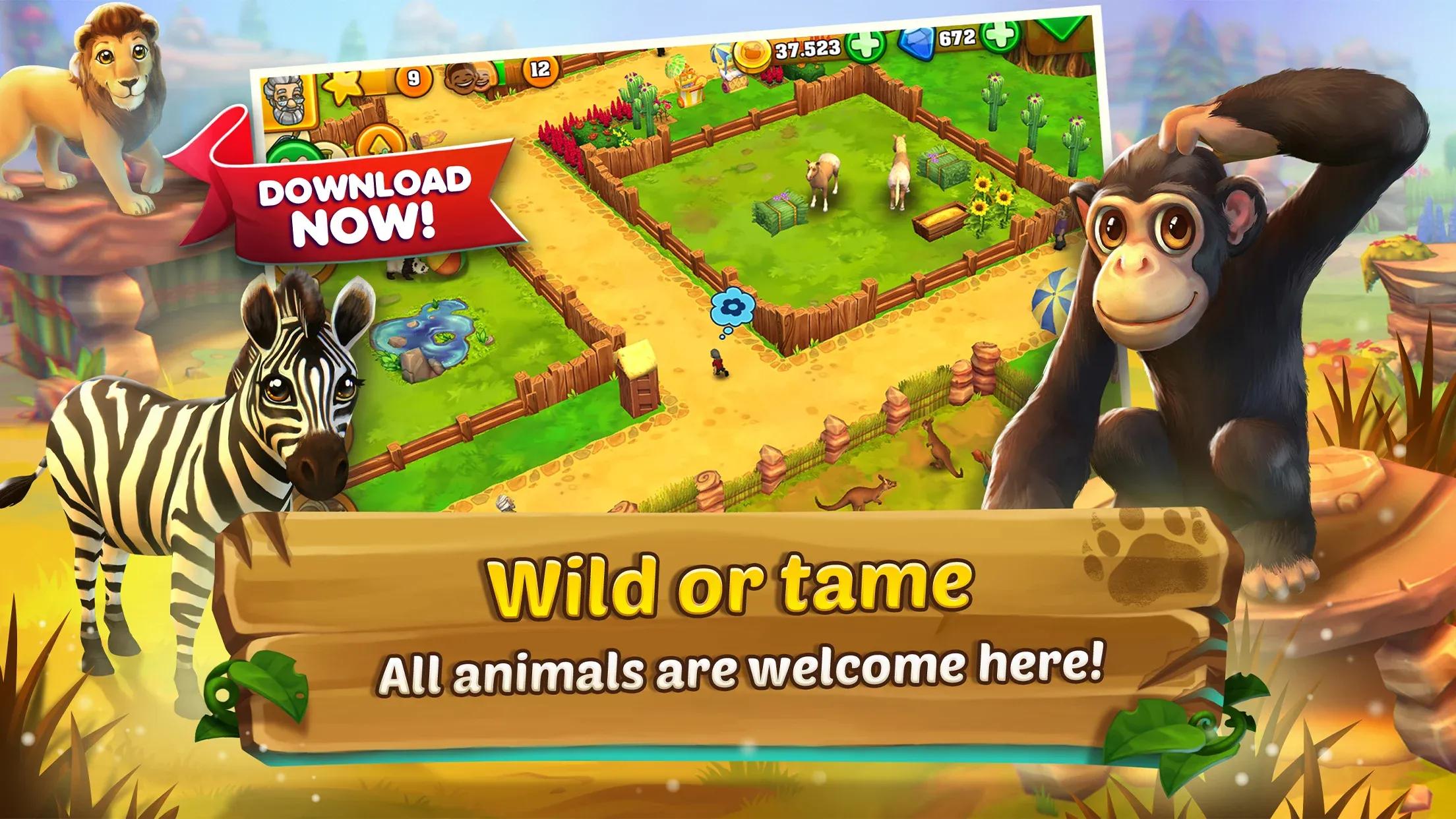 Zoo 2: Animal Park v14.1.3 APK Мод (Много денег) Screenshot 3