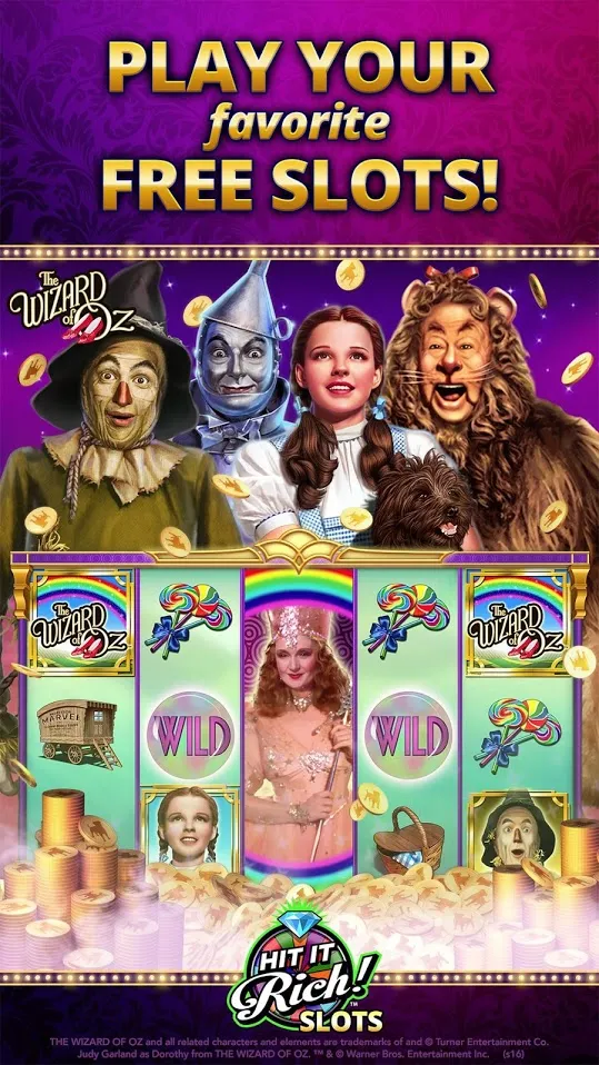 Hit it Rich! Lucky Vegas Casino Slot Machine Game Screenshot 2