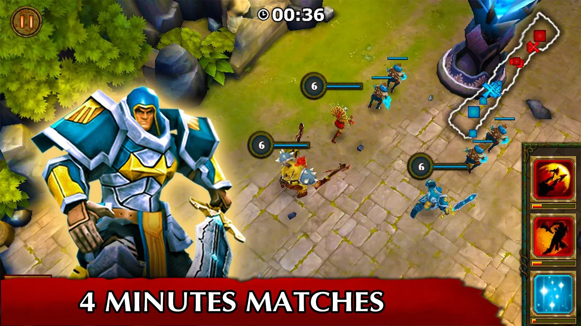 Legendary Heroes MOBA Offline v3.53.0 APK Мод (Много денег) Screenshot 3