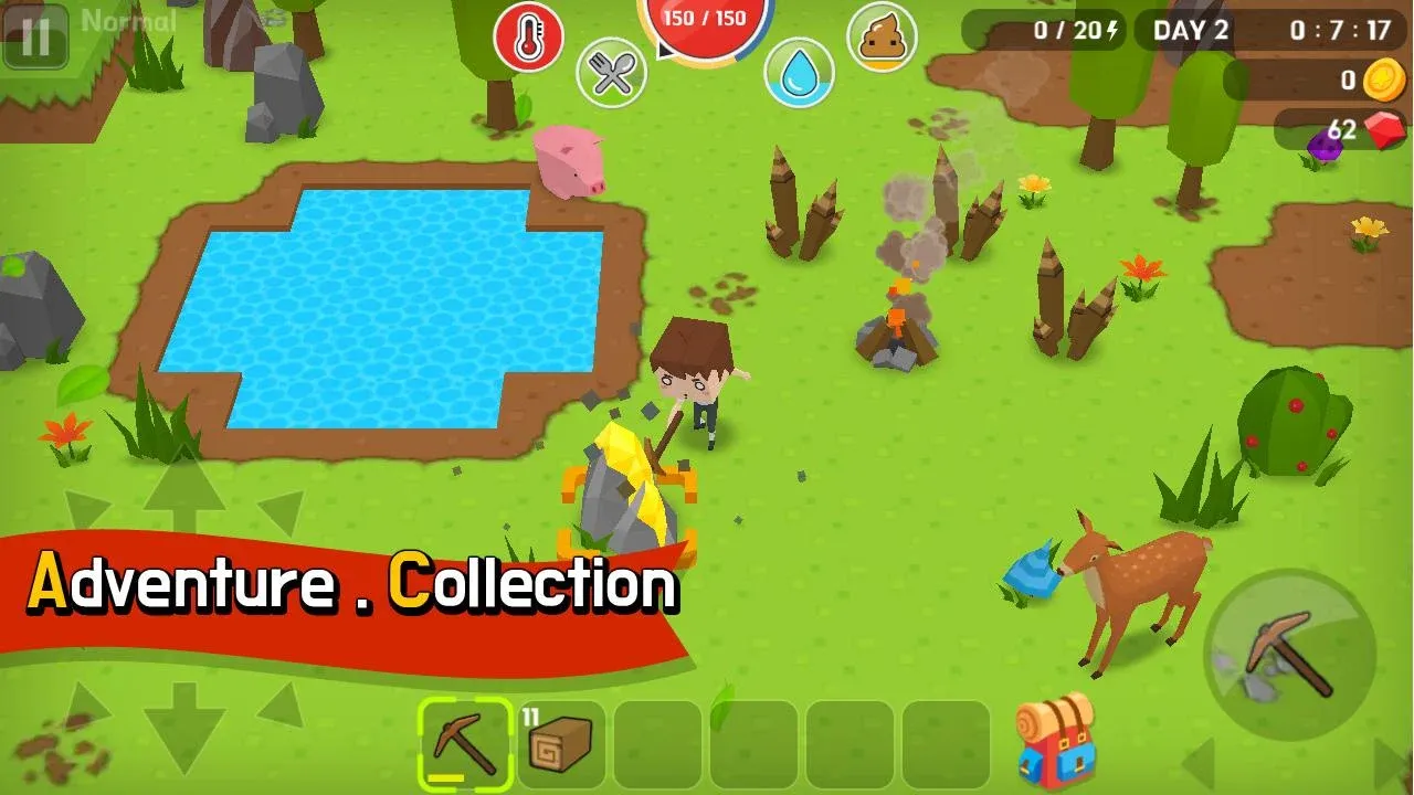 Mine Survival v2.9.4 APK Мод (Много денег) Screenshot 1 Mine Survival v2.9.4 APK Мод (Много денег) Screenshot 1