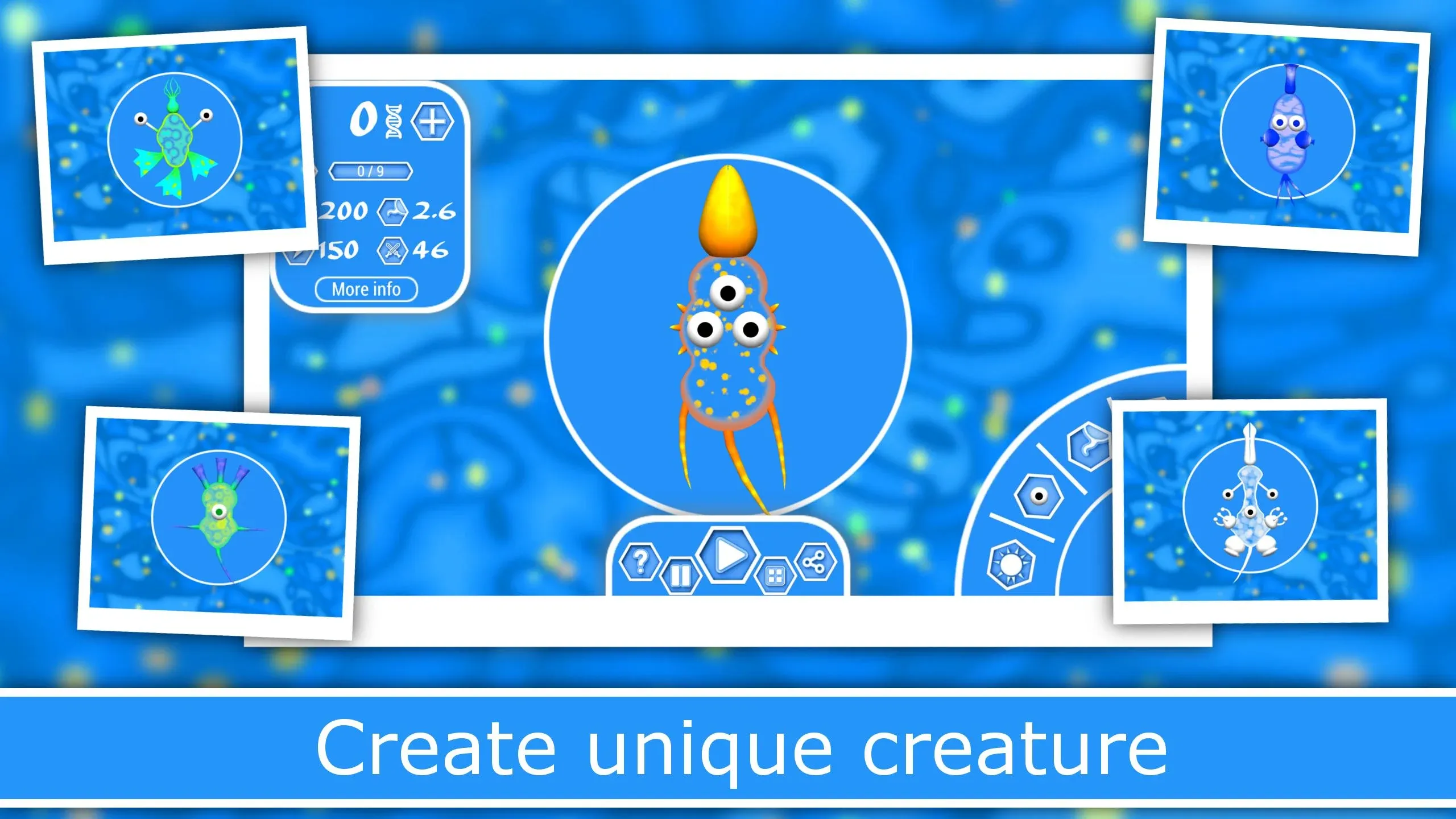 Эволюция Видов 2 v1.6.53 APK Мод (Меню, Бесконечные ДНК) Screenshot 2 Эволюция Видов 2 v1.6.53 APK Мод (Меню, Бесконечные ДНК) Screenshot 2